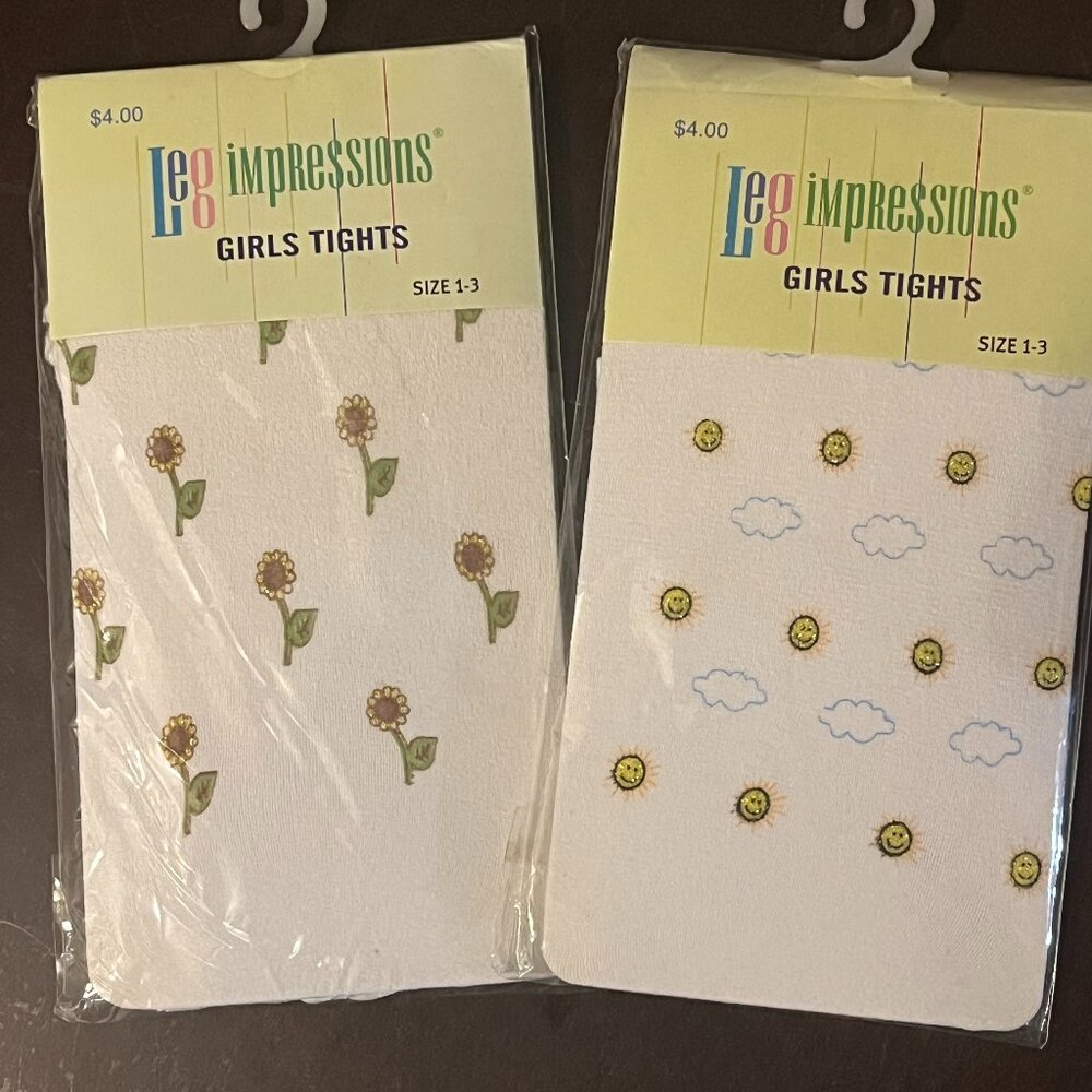 Girls Toddler Tights - Set of 2